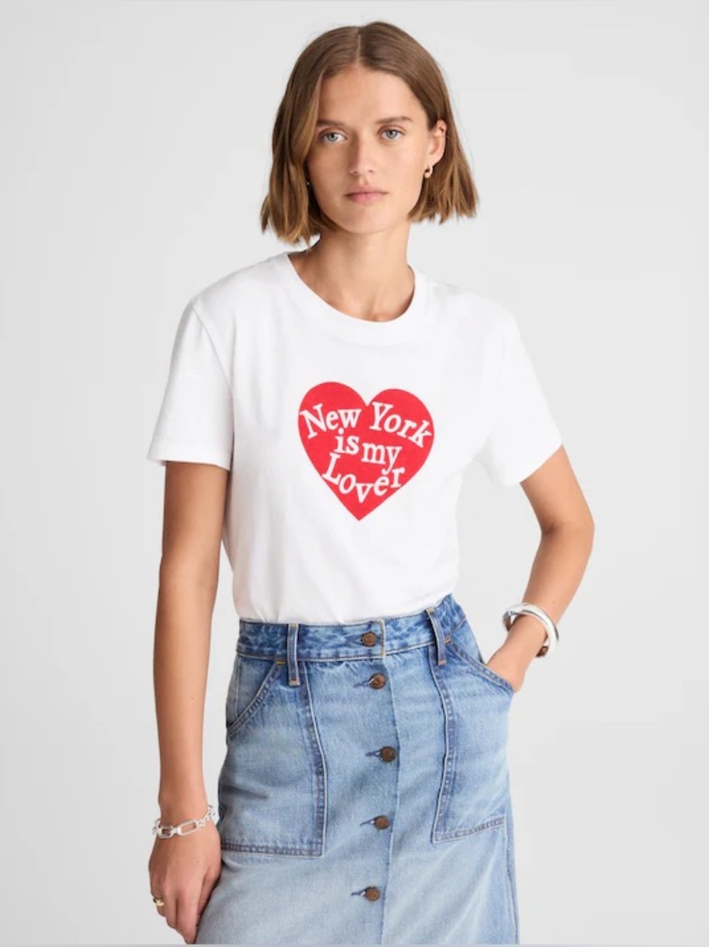 Alexa Chung for Madewell Tourist Tee
“New York is my Lover”